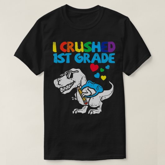 Erpresste Tre Dinosaurier der ersten Klasse am let T-Shirt (Design vorne)