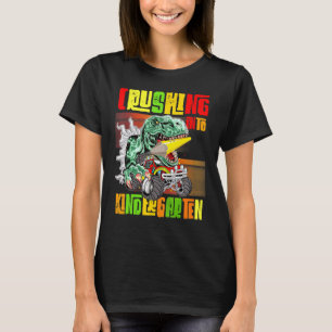 Erpressung in den Kindergarten Monster Truck Dinos T-Shirt