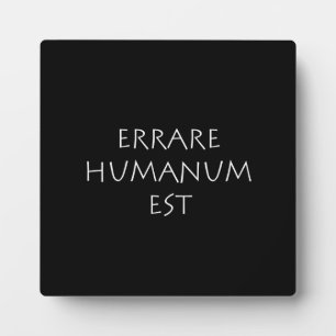 Errare human est fotoplatte