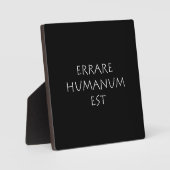 Errare human est fotoplatte (Vorderseite)