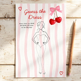 Errate das Brautkleid Cherry Pink Schleife Jungges