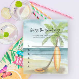 Errate das süße Durcheinander - Surf-Baby-Party-Sp