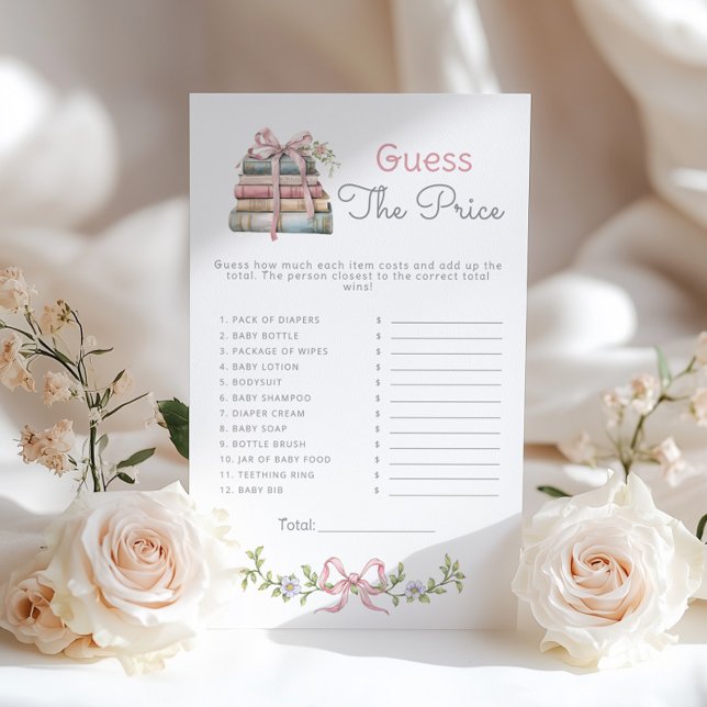 Errate den Preis Storybook Babyshower-Spiel (Von Creator hochgeladen)