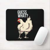 Errate Mal - Hühnerpopo Mousepad (Mit Mouse)