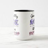 Errate mein Alter 15 oz Kaffeetasse (Zentrum)
