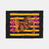Errate, was Bigfoot Hintern lustiger Sasquatch Squ Fleecedecke (Vorderseite (Horizontal))