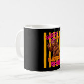 Errate was Bigfoot Hintern lustiger Sasquatch Squa Kaffeetasse (Vorderseite Links)