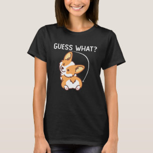 Errate was Corgi Hintern für Hund T-Shirt