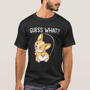Errate Was Corgi Hintern Für Hund T-Shirt