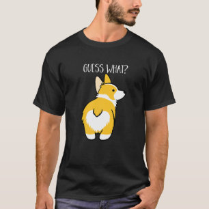 Errate Was Corgi Hintern Hund Haustier T-Shirt
