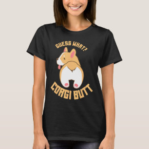 Errate Was Corgi Hintern  Hund T-Shirt