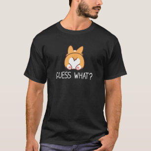 Errate was Corgi Hintern Lustige Welsh Corgis Hund T-Shirt