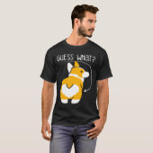 Errate Was Corgi Hintern T-Shirt (Vorne ganz)