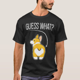 Errate was Corgi Hintern Welsh Corgi Kostüm Hund T-Shirt