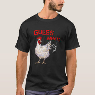 Errate Was Hühnerhintern Landwirt Hühnerfans T-Shirt
