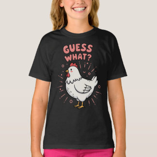 Errate Was Hühnerhintern Lustig Preppy T-Shirt