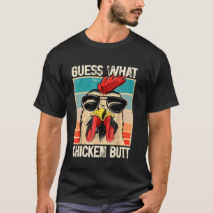 Errate Was Hühnerhintern - Lustiges Hühner Meme T-Shirt