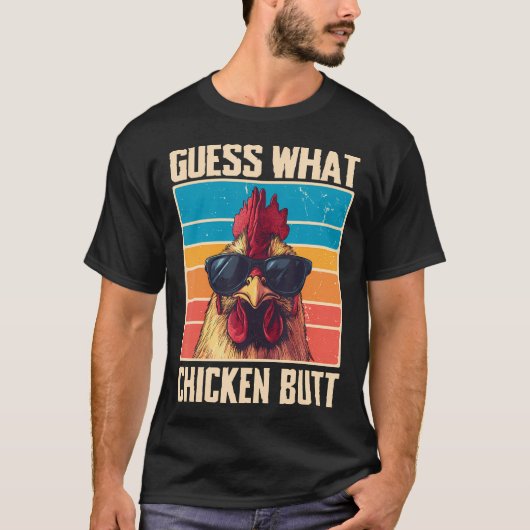 Errate Was Hühnerhintern T-Shirt (Vorderseite)