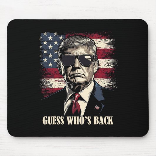 Errate Wer Ck - 47 Trump Sieg Ist Mousepad (Vorne)