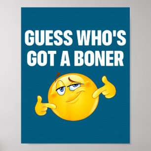 Errate, wer einen frechen Erwachsenen-Humor hat Poster