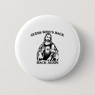 Errate Wer ist wieder zurück Kreuz Jesus E Button