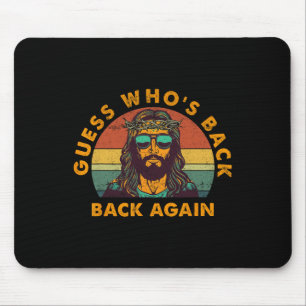 Errate, wer wieder Byck Byck ist Frohe Ostern Jesu Mousepad