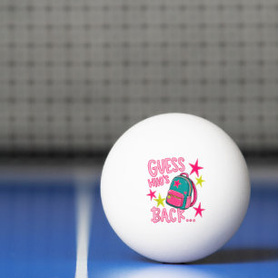 Errate, wer wieder da ist Lustiger Rückkehr zur Sc Tischtennisball