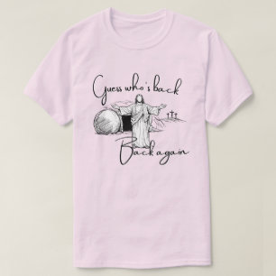 Errate, wer zurück ist Dark Schrift T-Shirt