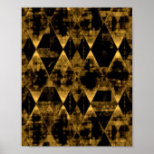 Erratisches Gold und Black Diamond Poster (Vorne)
