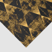 Erratisches Gold und Black Diamond Seidenpapier (Ausschnitt)