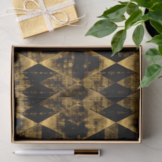 Erratisches Gold und Black Diamond Seidenpapier (Geschenk)