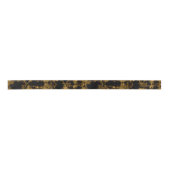 Erratisches Gold und schwarze Diamanten Satinband (Vorderseite)