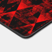 Erratisches Rot und Black Diamond Wonder Schreibtischunterlage (Ecke)