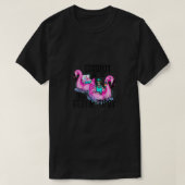 Errbody im Pool Gettin 'Tipsy Skull Flamingo S T-Shirt (Design vorne)