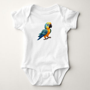 Erregter Papagei Baby Strampler