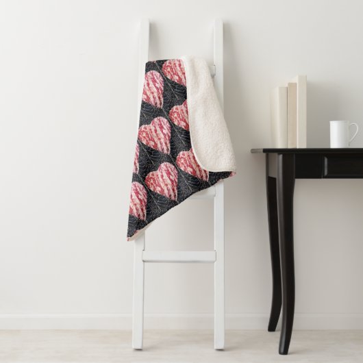 Erregtes Herz Sherpadecke (Beispiel)