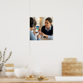 Erreichbare Einkaufsmöglichkeiten Poster (Küche)