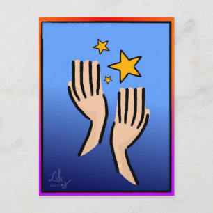 Erreichbarkeit 4 Die Sterne Postkarte