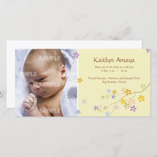 Erreichbarkeit Branch Baby (Lemon) Ankündigung (Vorne/Hinten)