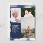 Erreichbarkeit für die Ankündigung des Abschlusses (Rückseite)