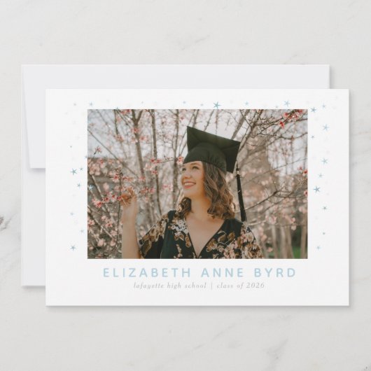 Erreichbarkeit für die Ankündigung des Abschlusses (Vorderseite)