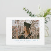 Erreichbarkeit für die Ankündigung des Abschlusses (Stehend Vorderseite)