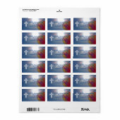 Erreichbarkeit für die erste Sky COMMUNION MIT CRO Adressaufkleber (Vorne)