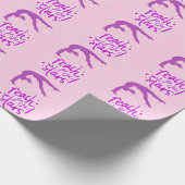 Erreichbarkeit für die Gymnastik der Sterne Geschenkpapier (Ecke)