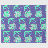 Erreichbarkeit für die Gymnastik der Sterne Geschenkpapier (Flach)