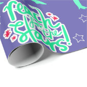 Erreichbarkeit für die Gymnastik der Sterne Geschenkpapier (Rolleneckpunkt)