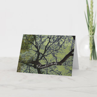 Erreichbarkeit für die Sky Greeting Card Karte