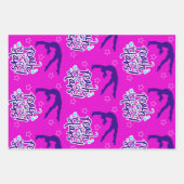 Erreichbarkeit für die Stars Gymnastik Wrapping Geschenkpapier Set (Vorderseite 2)