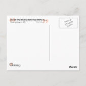 Erreichbarkeit für die Sterne - Inspirationsquelle Postkarte (Rückseite)