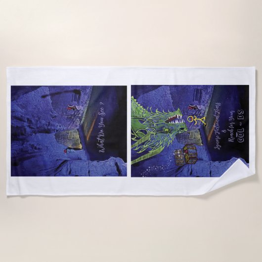 Erreichbarkeit für Ihr Goals Beach Handtuch (Vorderseite)